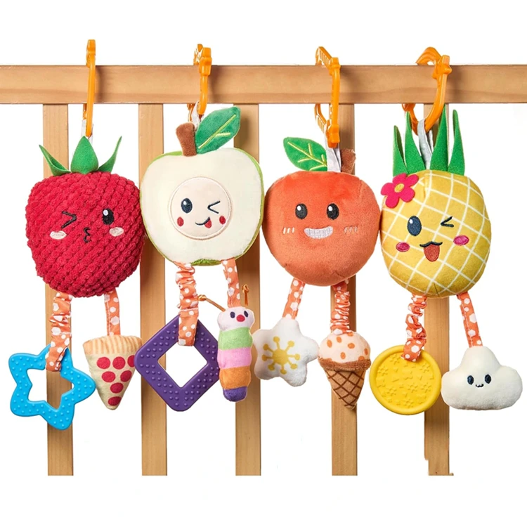 Baby Hanging Fruits Toys Rattles Mobile Toys